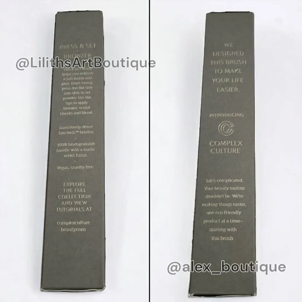 Complex Culture Press & Set Bronzer Brush (X001)